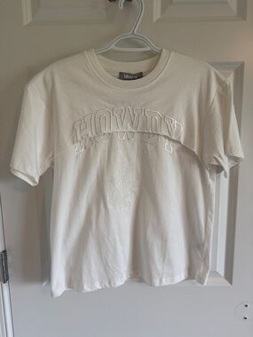 NWT Blue b.Howdy WildHeart Embroidered Western Tee Neutral Cowgirl Boho